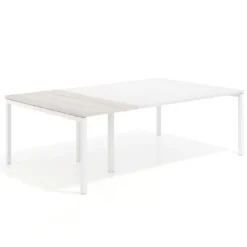 Mesa de cabecera kube para bench 142 estructura blanca