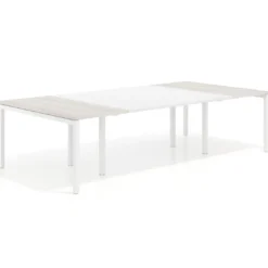 Mesa de cabecera kube para bench 142 estructura blanca