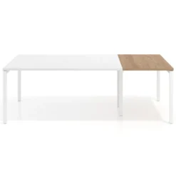 Mesa de cabecera kube para bench 142 estructura blanca