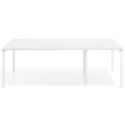Mesa de cabecera kube para bench 142 estructura blanca