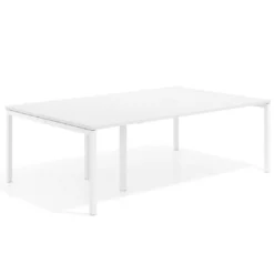 Mesa de cabecera kube para bench 142 estructura blanca