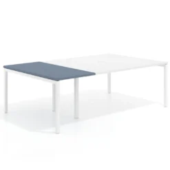 Mesa de cabecera kube para bench 142 estructura blanca