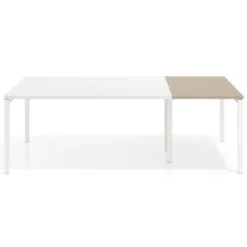 Mesa de cabecera kube para bench 142 estructura blanca