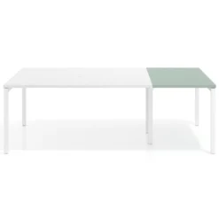 Mesa de cabecera kube para bench 142 estructura blanca