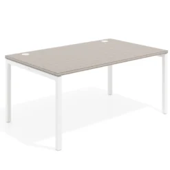 Mesa de dirección Kube fondo 100cm estructura blanca