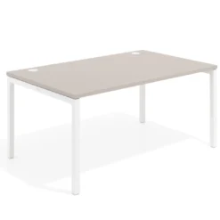 Mesa de dirección Kube fondo 100cm estructura blanca