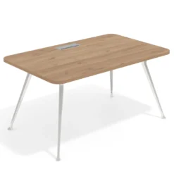 Mesa de dirección Tekno, patas de aluminio inyectado, estructura cromada