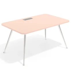 Mesa de dirección Tekno, patas de aluminio inyectado, estructura cromada