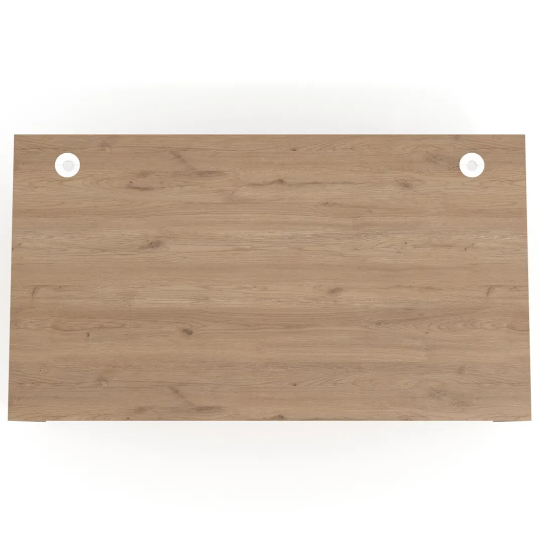 Mesa de Dirección Work Plus fondo 100 estructura naturale
