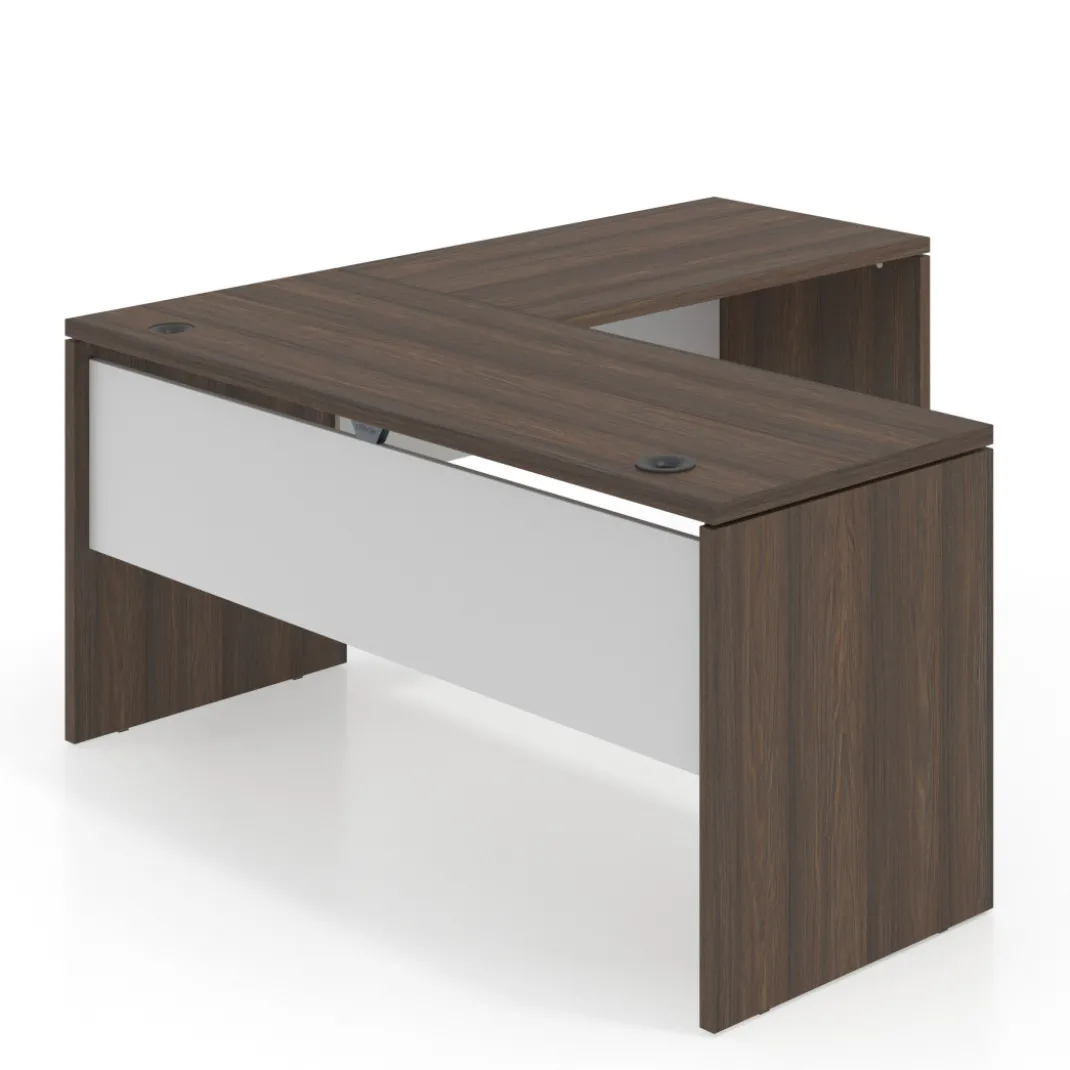 Mesa de Escritorio con ala Work Plus fondo 60 estructura mistral
