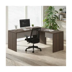 Mesa de Escritorio con ala Work Plus fondo 60 estructura mistral