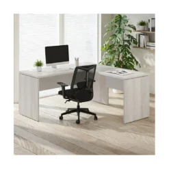Mesa de Escritorio con ala Work Plus fondo 60 estructura california