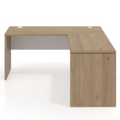 Mesa de Escritorio con ala Work Plus fondo 60 estructura naturale
