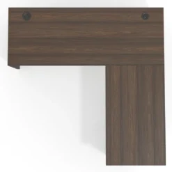 Mesa de Escritorio con cajones en L Work Plus fondo 60, frontales melamina estructura mistral
