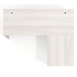 Mesa de Escritorio con cajones en L Work Plus, ala corta, fondo 60, frontales melamina estructura california