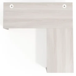 Mesa de escritorio en L Work fondo 60 estructura bicolor