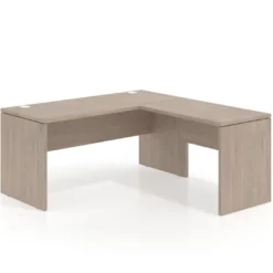 Mesa de escritorio en L Work fondo 68 estructura monocolor