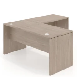 Mesa de escritorio en L Work fondo 68 estructura monocolor