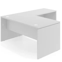 Mesa de escritorio en L Work fondo 80, estructura monocolor
