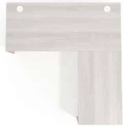 Mesa de escritorio en L Work fondo 68 estructura bicolor