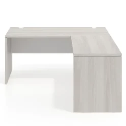 Mesa de escritorio en L Work fondo 68 estructura bicolor