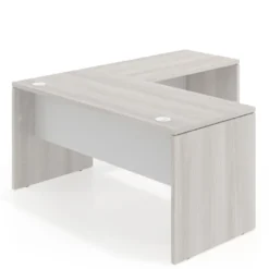 Mesa de escritorio en L Work fondo 68 estructura bicolor
