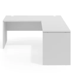 Mesa de escritorio en L Work fondo 68 estructura monocolor