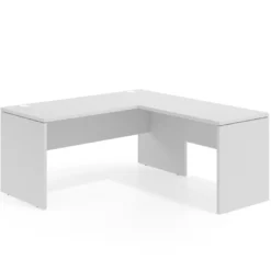 Mesa de escritorio en L Work fondo 68 estructura monocolor