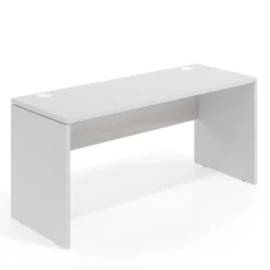 Mesa de Escritorio Estrecha Work Plus fondo 60 estructura blanco mate