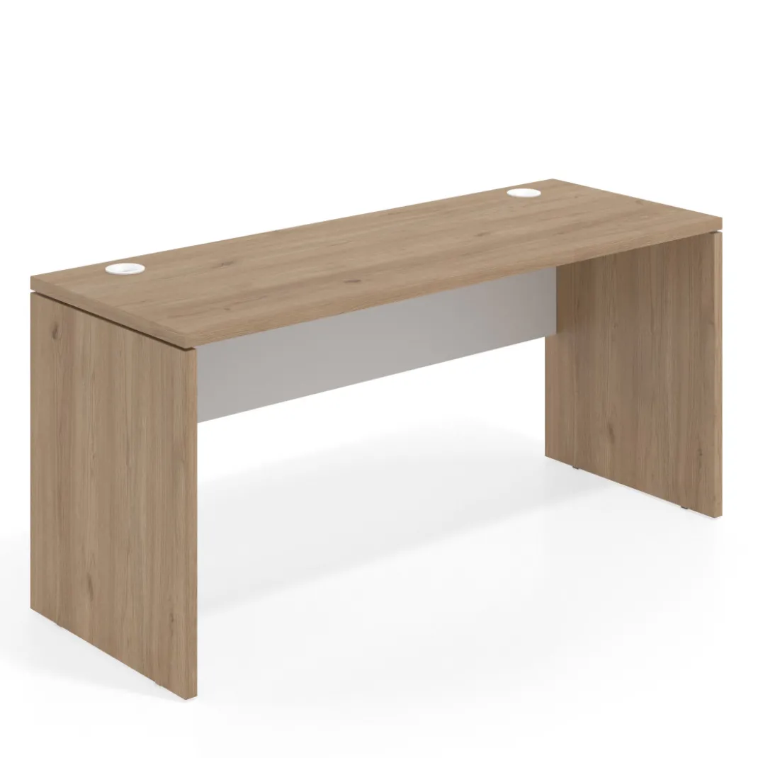 Mesa de Escritorio Estrecha Work Plus fondo 60 estructura naturale