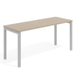 Mesa de escritorio pequeña Kube fondo 60cm estructura aluminio
