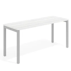 Mesa de escritorio pequeña Kube fondo 60cm estructura aluminio