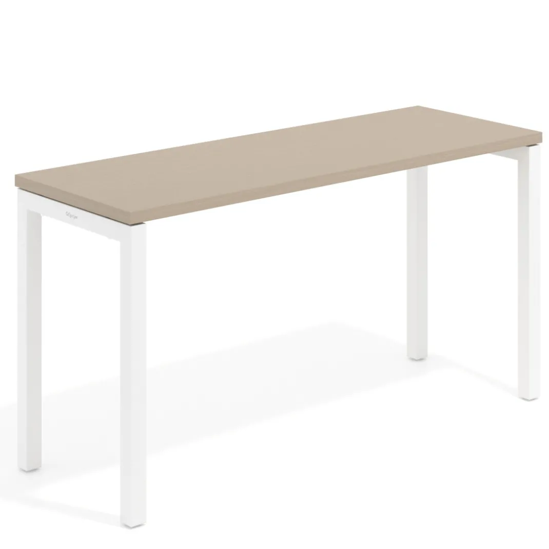 Mesa de formación fondo 50cm Kube estructura blanco