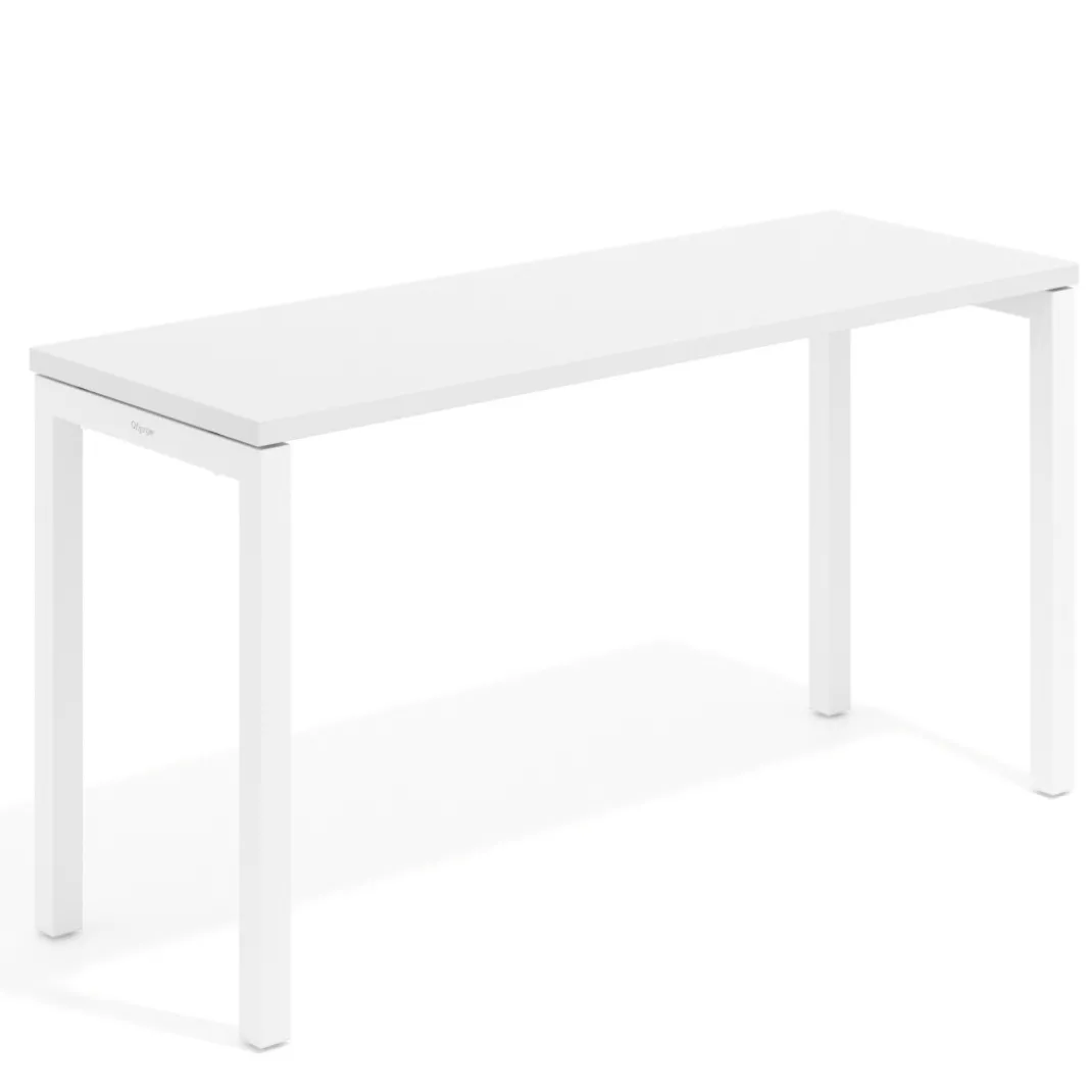 Mesa de formación fondo 50cm Kube estructura blanco