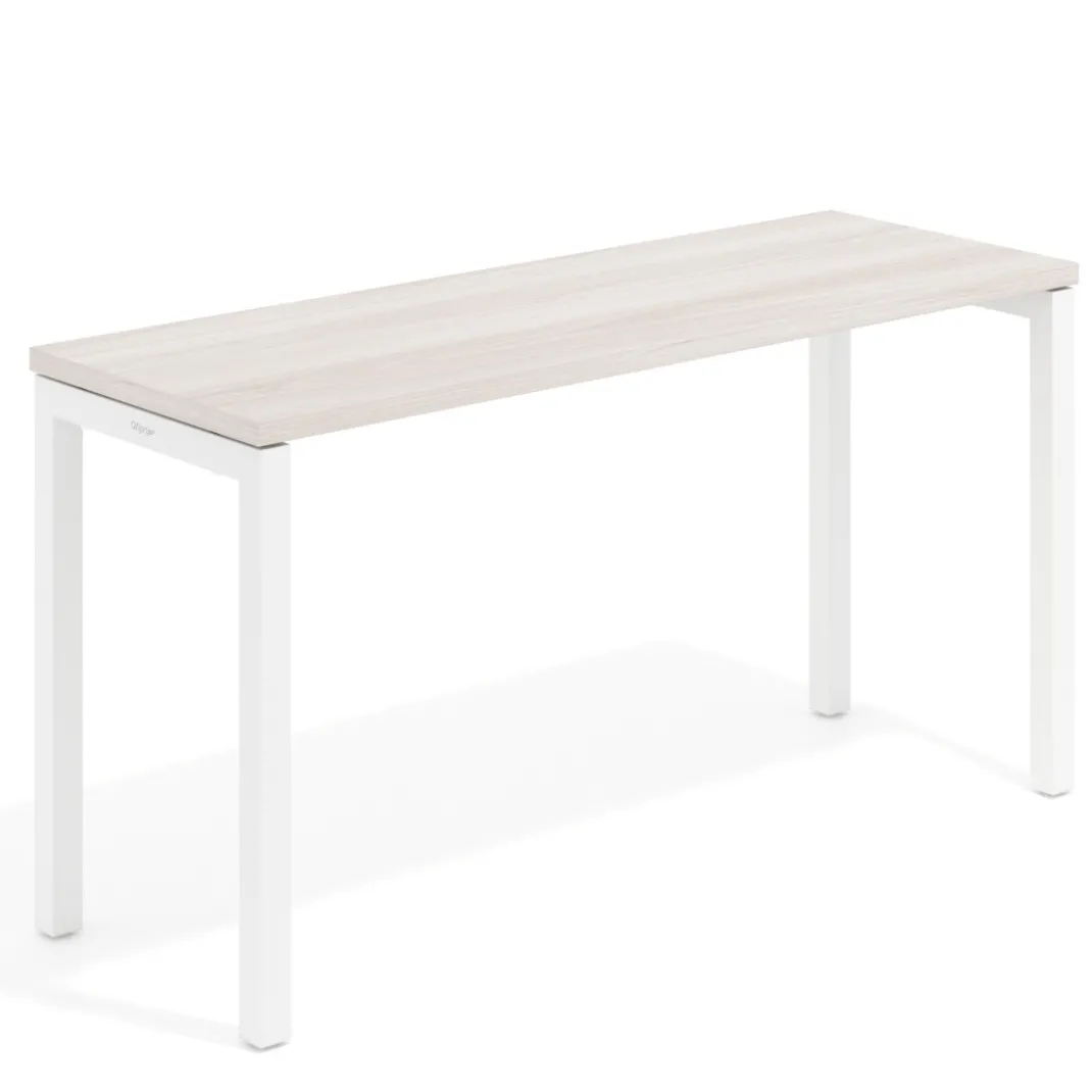 Mesa de formación fondo 50cm Kube estructura blanco