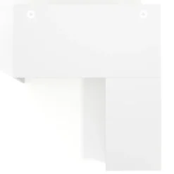 Mesa de Oficina con cajones Work Plus, ala corta, fondo 80, frontales melamina estructura blanco mate