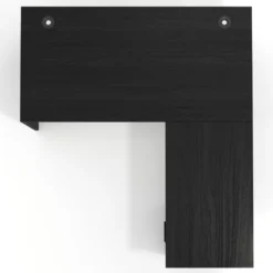 Mesa de Oficina con cajones Work Plus fondo 80, frontales melamina estructura bocamina