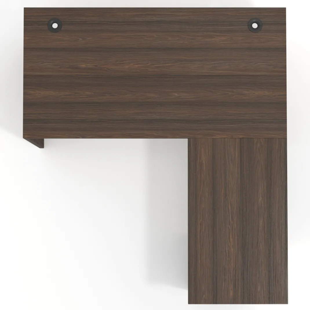 Mesa de Oficina con cajones Work Plus fondo 80, frontales de metal estructura mistral
