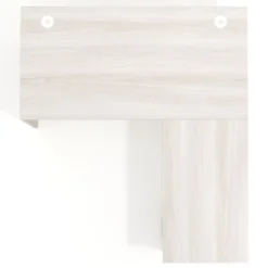 Mesa de Oficina con cajones Work Plus fondo 80, frontales melamina estructura california