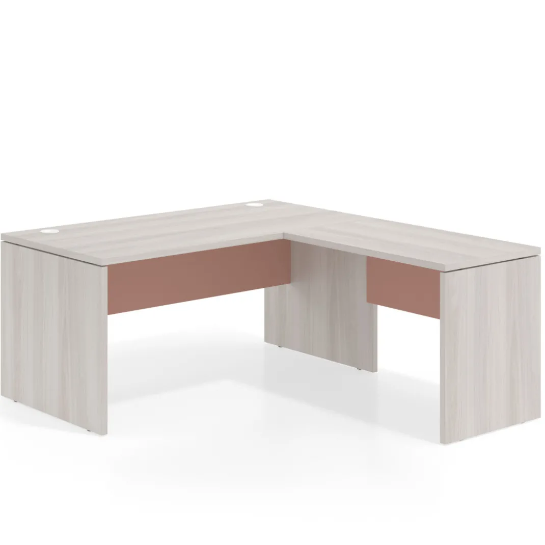 Mesa de Oficina en L Work Plus fondo 80 estructura california