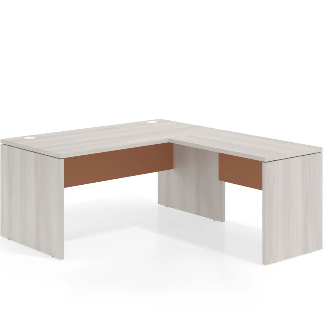 Mesa de Oficina en L Work Plus fondo 80 estructura california