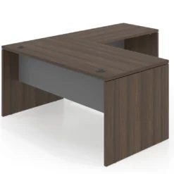 Mesa de Oficina en L Work Plus fondo 80 estructura mistral