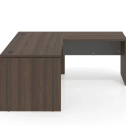 Mesa de Oficina en L Work Plus fondo 80 estructura mistral
