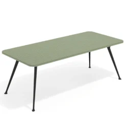 Mesa de oficina gran formato Tekno, fondo 100, patas aluminio inyectado, estructura negra