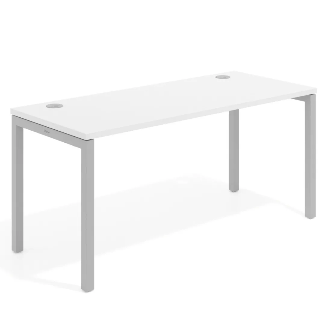 Mesa de oficina Kube fondo 68cm estructura aluminio