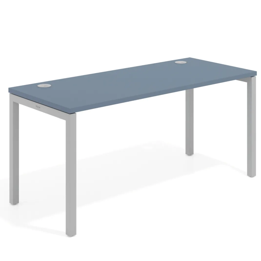 Mesa de oficina Kube fondo 68cm estructura aluminio