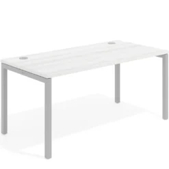 Mesa de oficina Kube fondo 80cm estructura aluminio