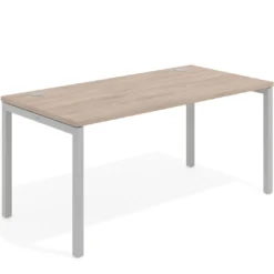 Mesa de oficina Kube fondo 80cm estructura aluminio