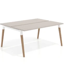 Mesa de oficina multipuesto Arki para 2 personas fondo 126 cm