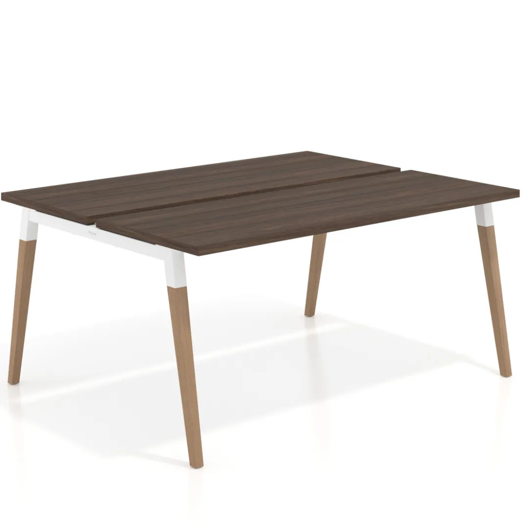 Mesa de oficina multipuesto Arki para 2 personas fondo 126 cm